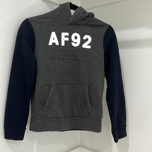 Abercrombie Kids hooded boys Logo sweatshirt, size 11/12. Great condition